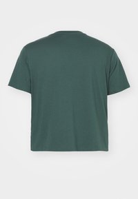 adidas Originals TEE BOXY - Marškinėliai su spaudiniu - mineral green