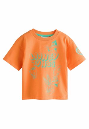 REGULAR FIT - LOONEY TUNES SHORT SLEEVE  - Printtipaita - orange