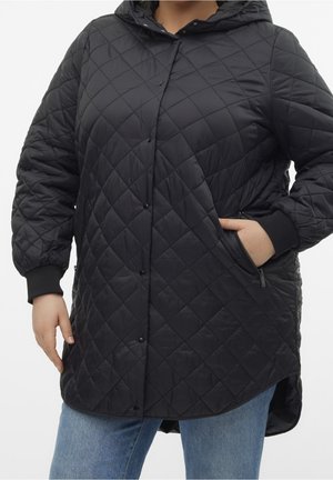 Klassischer Mantel - black