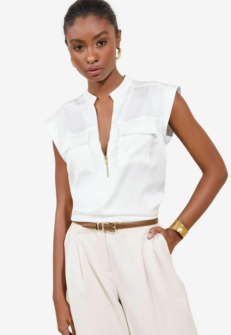 Lipsy Bluse - white