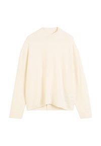PULLOVER LONG SLEEVE MOCK NECK - Strickpullover - white blush