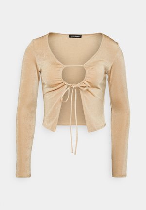 Even&Odd Langarmshirt - sand