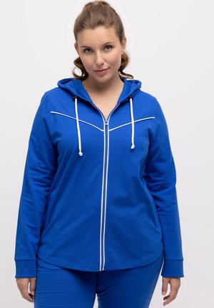 Ulla Popken Sweat zippé - beige
