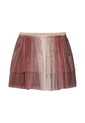 Minymo, SKIRT MESH WITH GLITTER - A-Linien-Rock - huckleberry