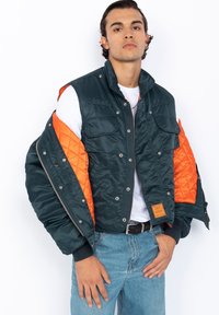 Schott À PLASTRON AMOVIBLE EN  - Smanicato - marine