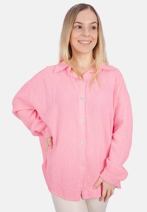 SASHA MUSSELIN OVERSIZED - Hemdbluse - light pink