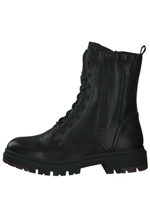 Lace-up ankle boots - schwarz