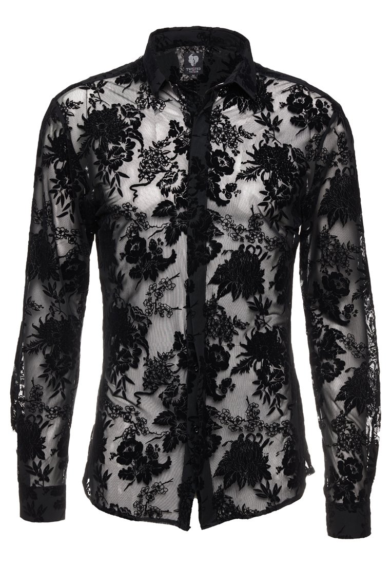 Twisted Tailor OSAMU Skjorte black Zalando.no Twisted Tailor HAYEK - Skjorte - black