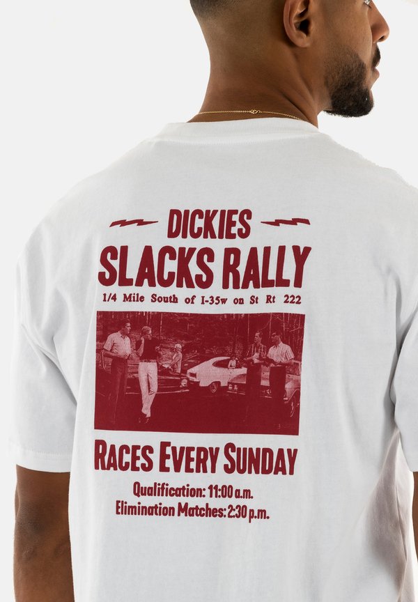 SLACKS RALLY TEE - Print T-shirt2