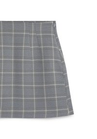 Calliope A QUADRI - Gonna a campana - var grigio melange