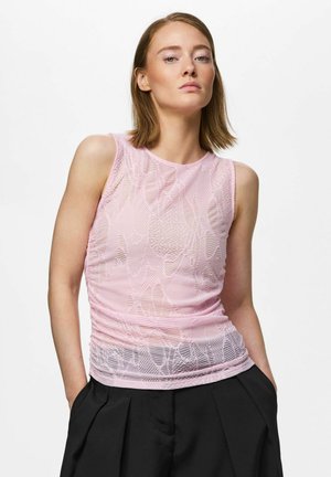 Pieces, TANKTOP PCJOSEFIA DETAILED - Débardeur - roseate spoonbill