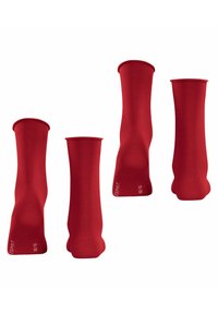 Esprit BASIC PURE 2-PACK - Socken - red pepper