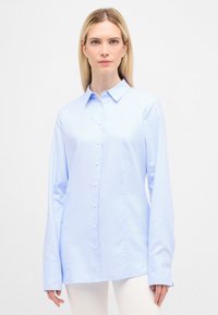 Eterna BAUMWOLLBLUSE - REGULAR FIT - Overhemdblouse - hellblau