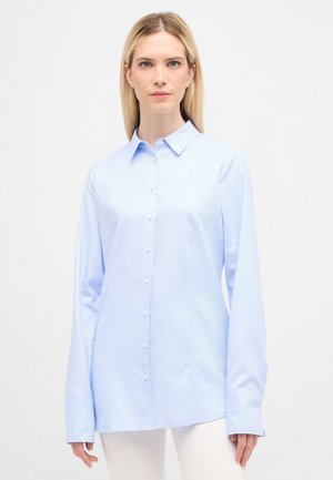 Eterna BAUMWOLLBLUSE - REGULAR FIT - Hemdbluse - hellblau