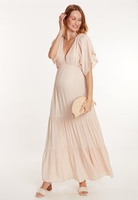 Cache Coeur CLAUDETTE - Maxikleid - sand