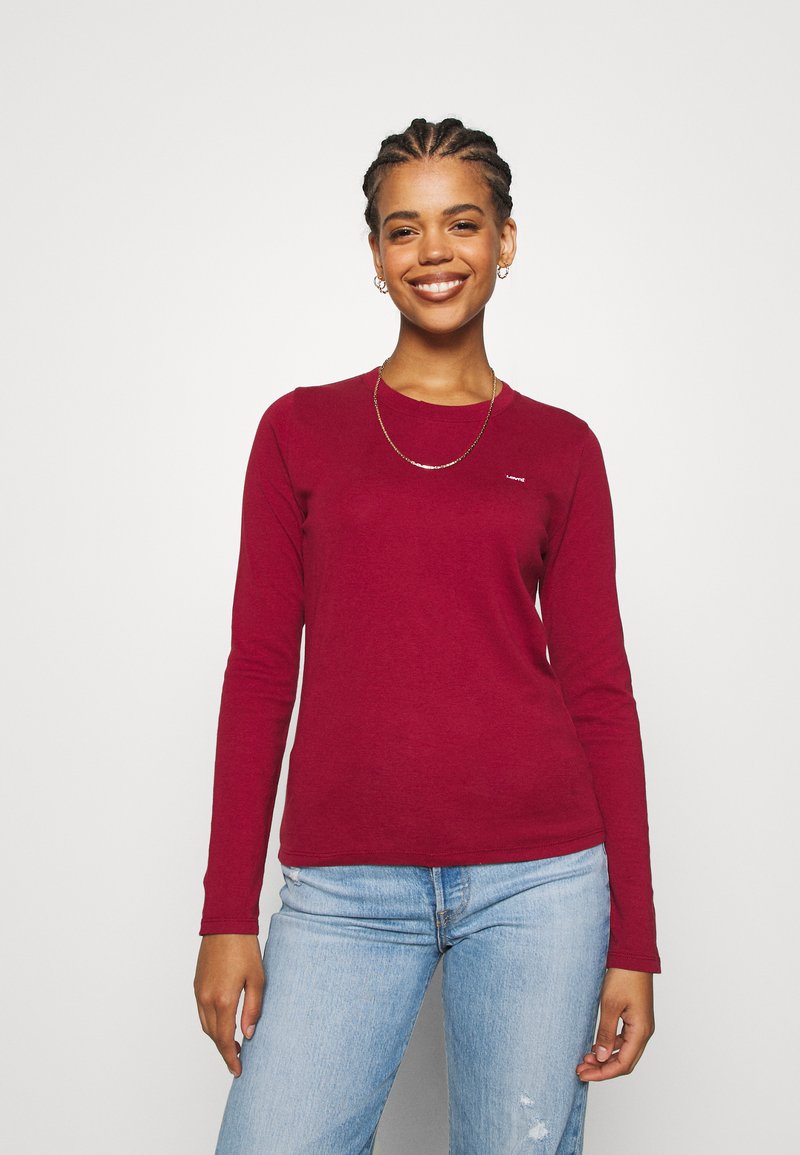 Levi's® BABY TEE Langarmshirt biking red/dunkelrot Zalando.de