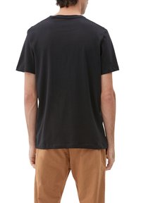 s.Oliver LOGO - T-shirt print - black placed print