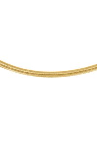 Collier en chaîne serpent dorée avec plusieurs fils fins, texture lisse, design flexible et finition brillante.