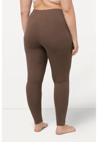 Ulla Popken RUNDUM-GUMMIBUND - Legíny - kalhoty  - nougat brown