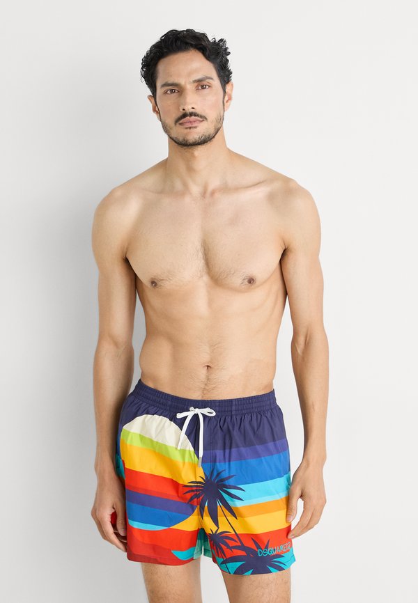 SUMMER LOVERS SUNSET BOXER MIDI - Swimming shorts