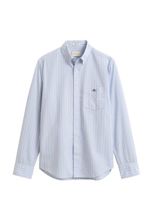 GANT, REG CLASSIC POPLIN STRIPE SHIRT - Skjorter - light blue