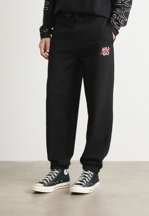 HUGO DLOGOPANTE - Pantalones deportivos - black