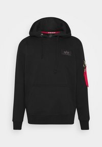 BACK PRINT HOODY CAMO  - Kapuzenpullover - black