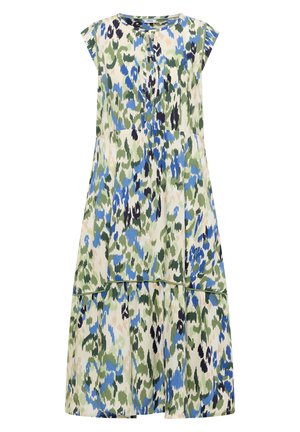 Cecil, MIDIKLEID MIT SPLIT NECK UND PRINT - Robe de jour - cashmere beige