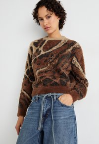 Vero Moda VMALEA ONECK - Πουλόβερ - silver mink