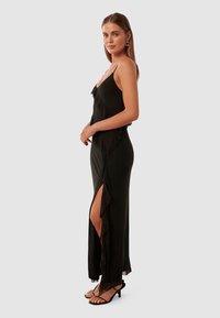 Forever New MARISSA RUFFLE MIDI DRESS - Cocktailkleid/festliches Kleid - black
