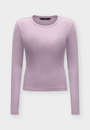 Vero Moda, VMCHLOE SHORT TOP  - Μπλούζα με μακριά μανίκια - elderberry