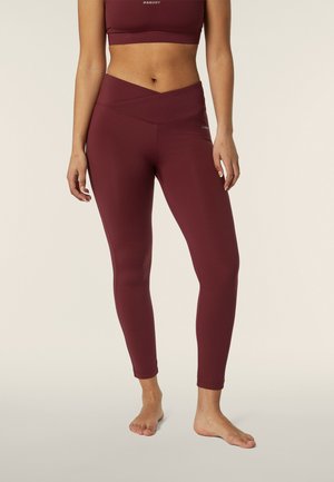 CORE PUSH-UP - Leggings - Trousers - red