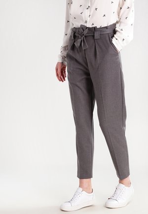 Pantalon classique - mottled grey
