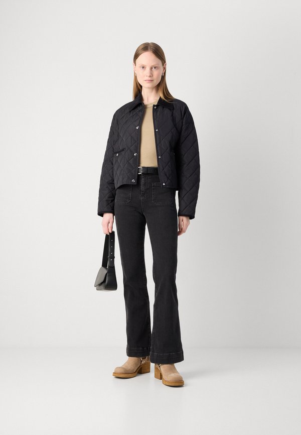 QUILTED JACKET LIGHT PADDED PATCHED COLLAR AND DETAILS PATCHED POCKETS - Light jacket2