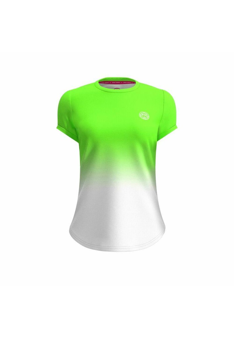 BIDI BADU - CREW JUNIOR - T-shirt imprimé - neongrün weiß, Agrandir
