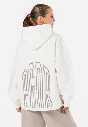 RUTTY SUPER OVERSIZED HOODIE - Sweatshirt - washed warm white