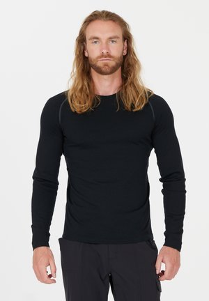 FUNKTIONS - Langærmet T-shirt - black