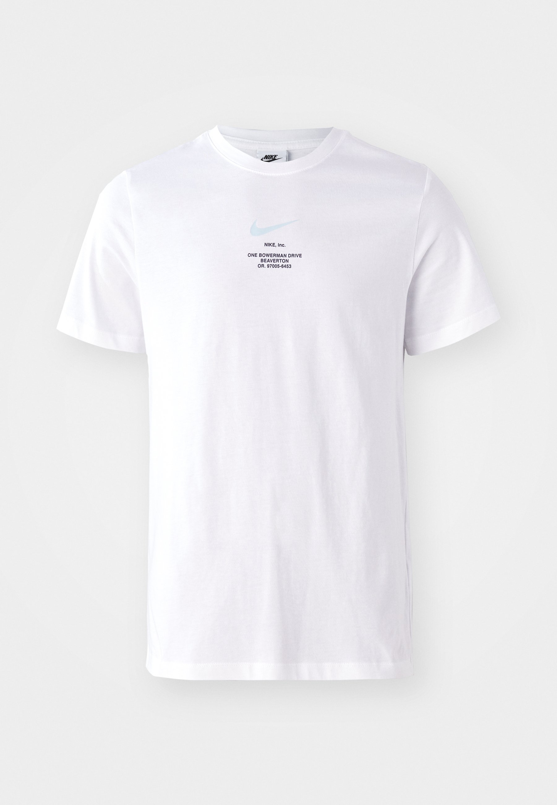 nike blue and white t shirt