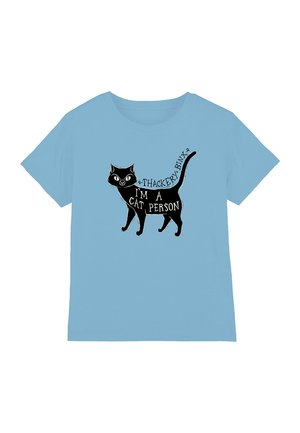 HOCUS POCUS THACKERY BINX I'M A CAT PERSON - T-Shirt print - light blue