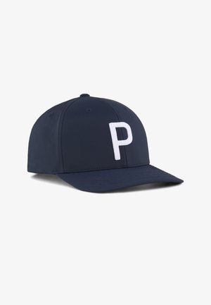 Puma, HERITAGE P GOLF CAP UNISEX - Cap - deep navy-white glow