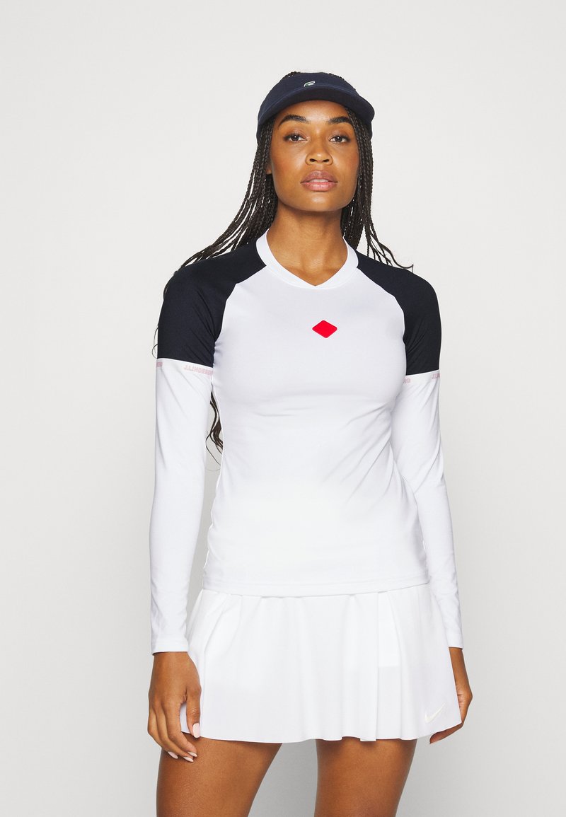 J.LINDEBERG Sports SIANNA LONG SLEEVE TOP Long sleeved top white