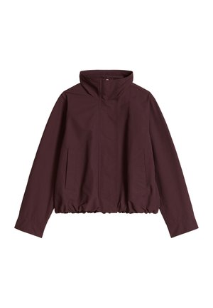 Marc O'Polo DENIM, MARC O'POLO DENIM OUTDOOR-JACKE RELAXED MIT STEHKRAGEN - Summer jacket - burnt aubergine