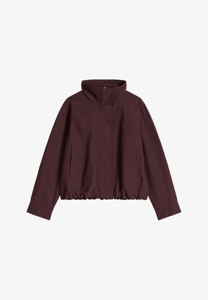 Marc O'Polo DENIM, MARC O'POLO DENIM OUTDOOR-JACKE RELAXED MIT STEHKRAGEN - Summer jacket - burnt aubergine