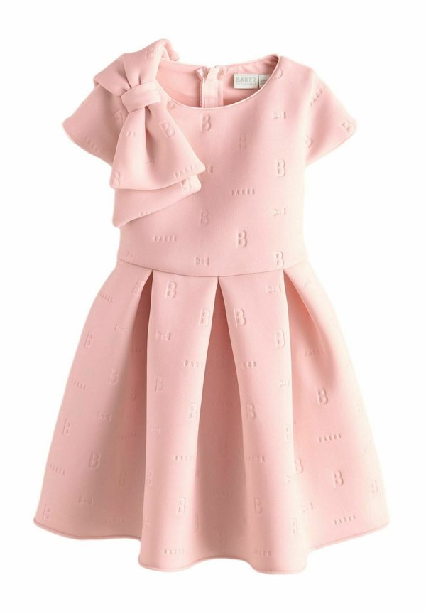 REGULAR FIT - BOW SHOULDER EMBOSSED SCUBA - Cocktailkleid/festliches Kleid