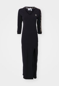 adidas Originals LEO MAXI DRESS - Φόρεμα από ζέρσεϊ - black