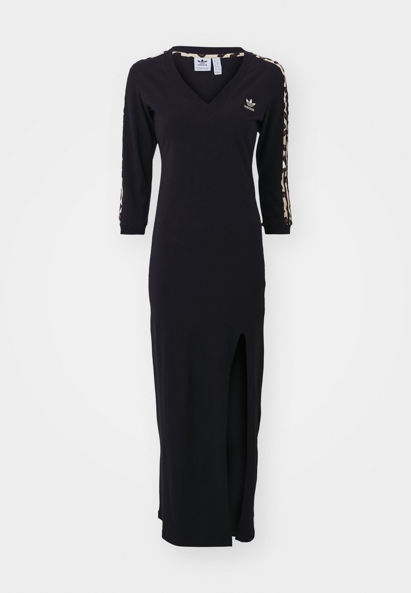adidas Originals LEO MAXI DRESS - Jersey dress - black - Zalando.ie