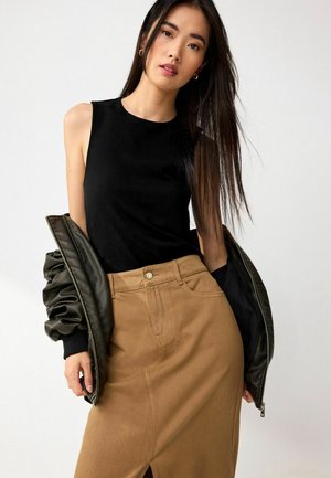 Next DOUBLE LAYERED SUPER SOFT TANK - Top - black