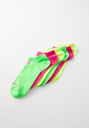 PERFORMANCE LOW CUT SOCKS UNISEX 6 PACK - Sokker - neon