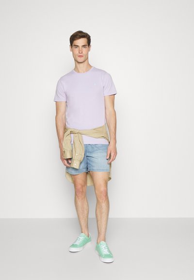 Polo Ralph Lauren CUSTOM SLIM FIT JERSEY CREWNECK T-SHIRT - T-shirt básica - spring iris