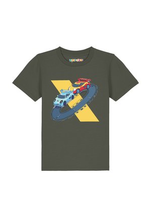 RACING CAR - T-shirt print - khaki
